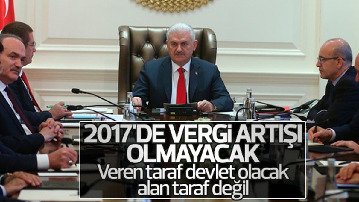 Başbakan Yıldırım'dan vergi açıklaması
