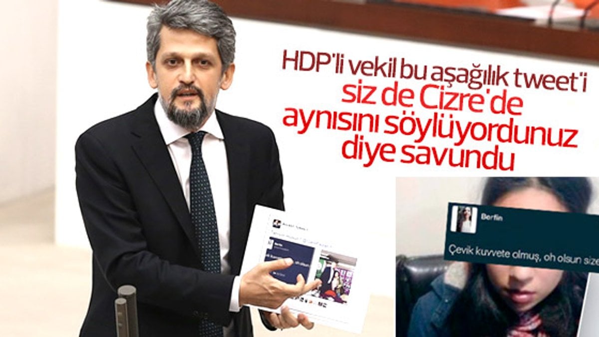 HDP'li Garo Paylan'a polise hakaret tweet'i soruldu