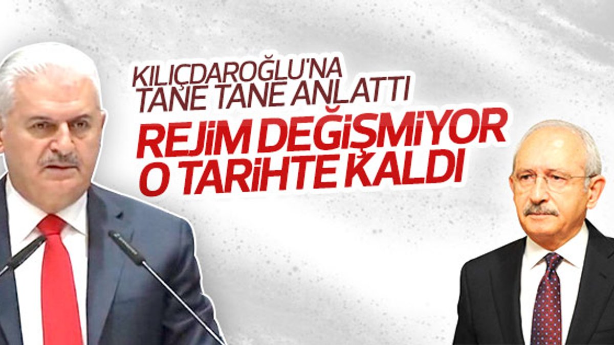 Başbakan Yıldırım'dan Kılıçdaroğlu'na rejim yanıtı