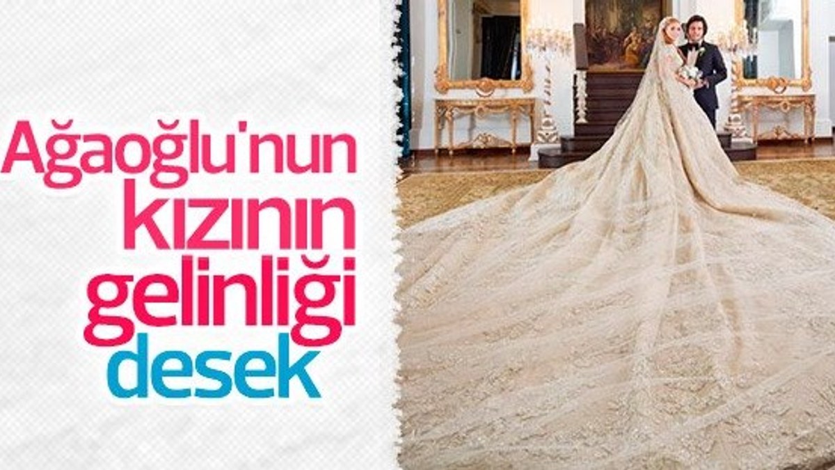 Ali Ağaoğlu kızı Sena'yı evlendirdi
