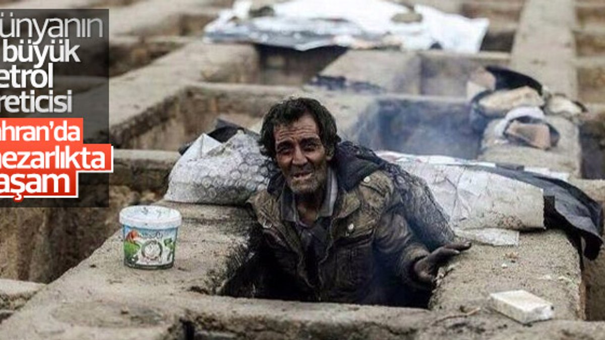 İran mezarlıkta yaşayan yoksulları tartışıyor