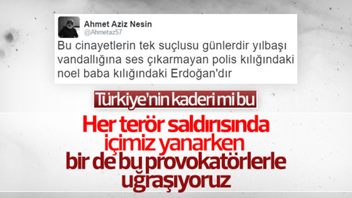 Ahmet Nesin'den küstah Ortaköy tweet'i