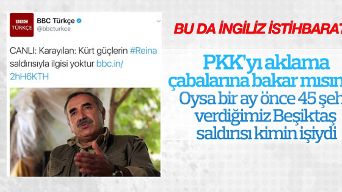 İngiliz BBC'nin PKK'lı teröristleri koruma kaygısı
