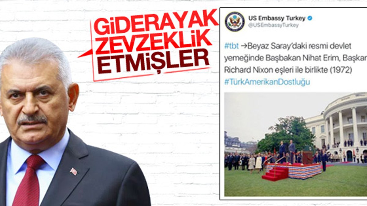 Başbakan'a ABD Büyükelçiliği'nin paylaştığı fotoğraf soruldu