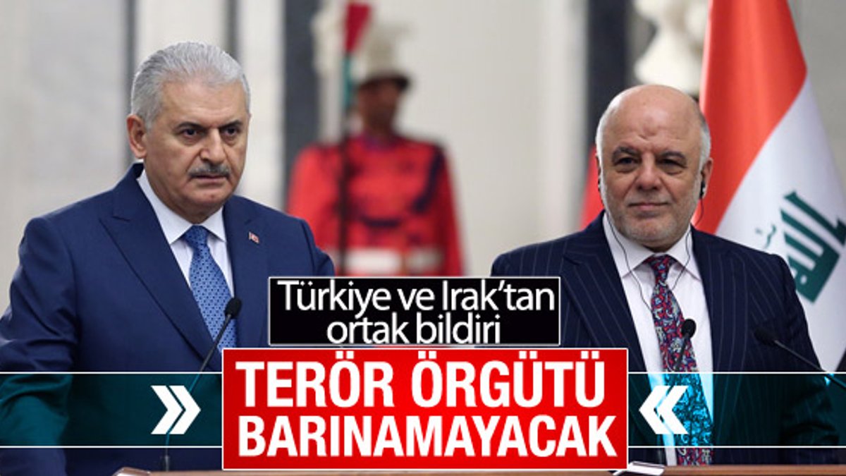 Türkiye ve Irak'tan ortak bildiri