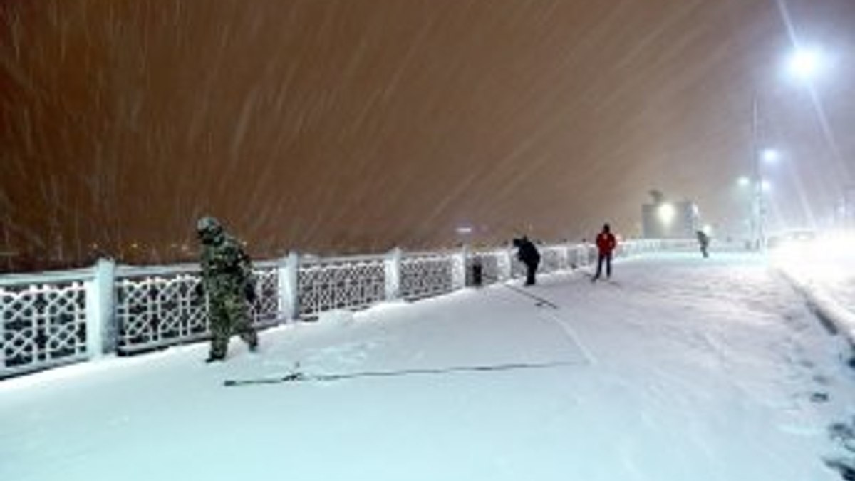 İstanbul'da kar yağışı