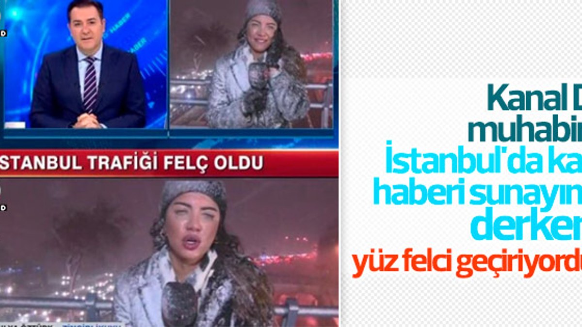 Kanal D muhabiri Fulya Öztürk'ün zor anları