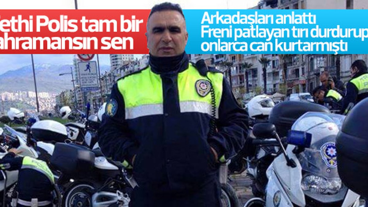 İzmir'de şehit olan polis daha önce de canlar kurtarmış