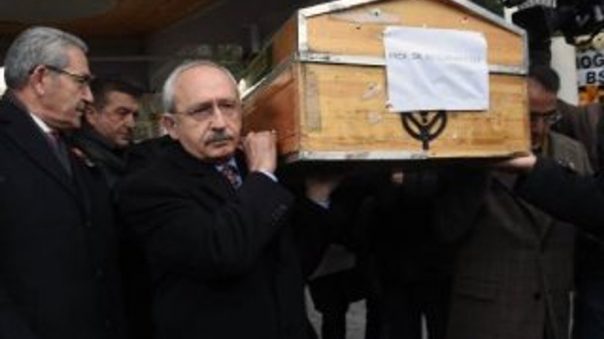 Kılıçdaroğlu, Ali Gürhan Fişek'in cenaze törenine katıldı