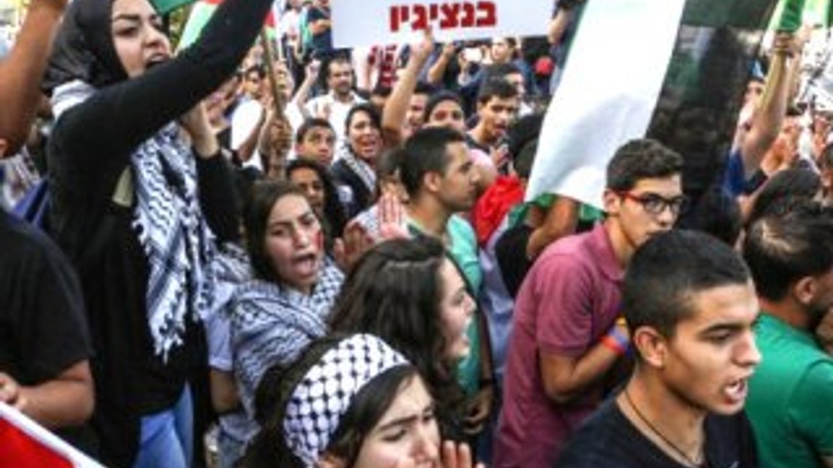 İsrail'in yıkıcı politikalarına Filistin'de protestolar