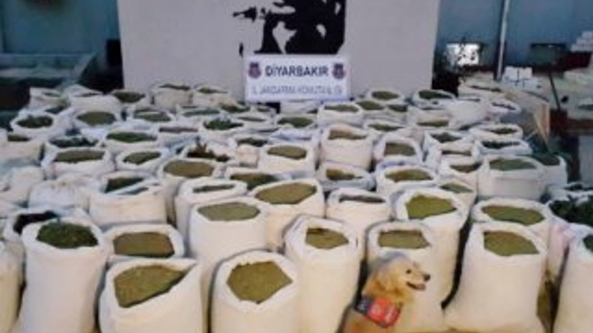 Diyarbakır’da 3 ton uyuşturucu madde bulundu