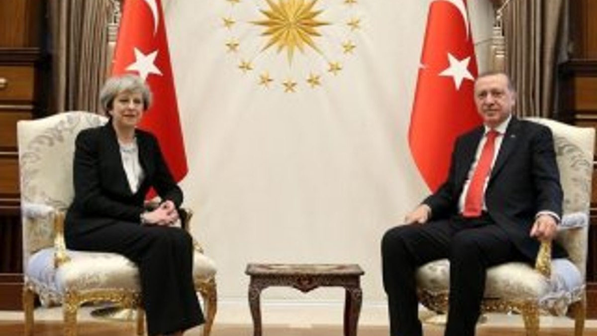 Erdoğan ve May'den ortak basın toplantısı