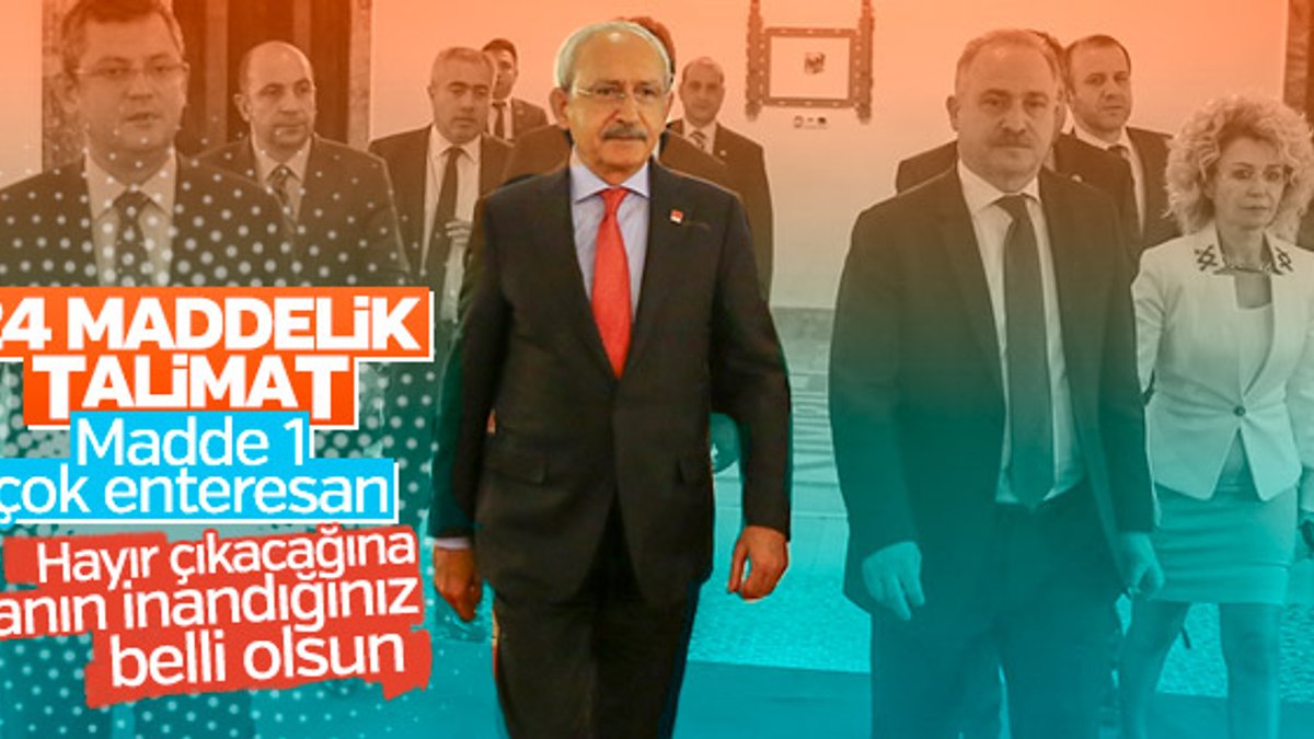 Kılıçdaroğlu örgütüne referandum talimatı verecek