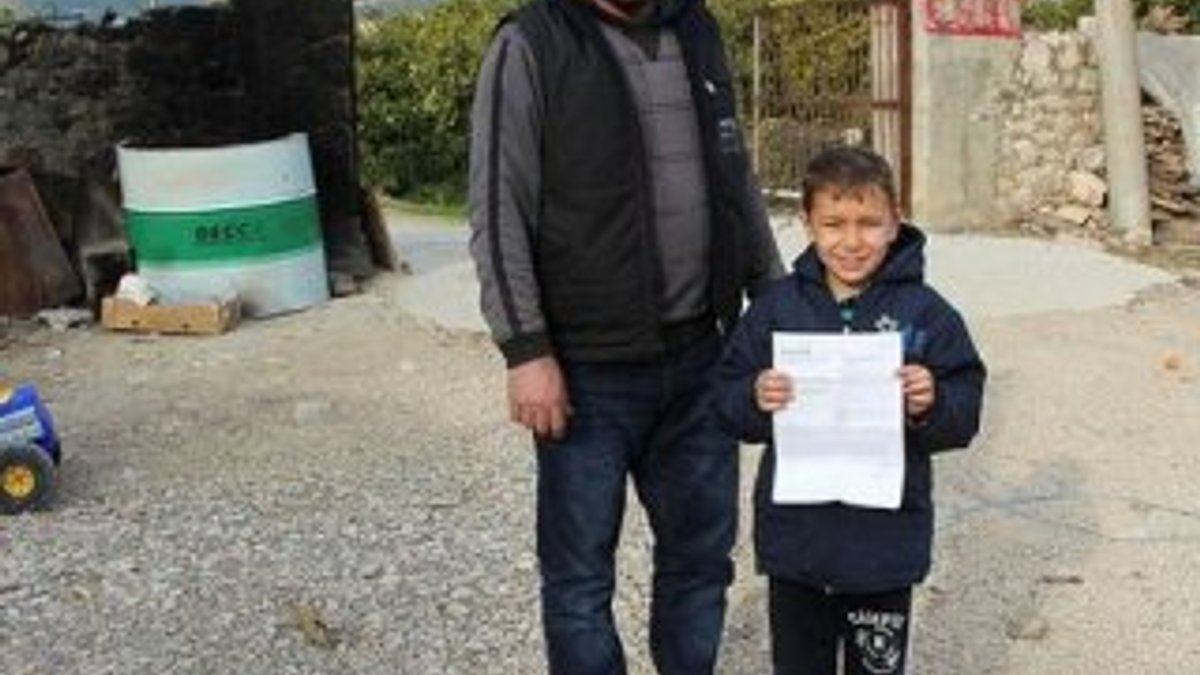 Antalya'da 8 yaşındaki çocuğa haciz gönderdiler