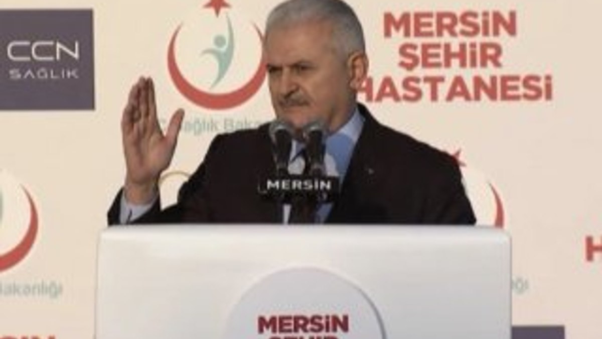 Başbakan Mersin Şehir Hastanesi açılışında konuştu