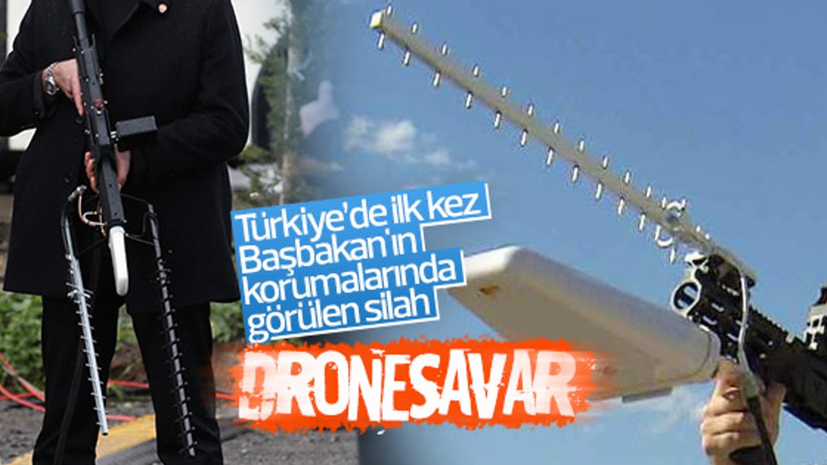 Başbakan Yıldırım dronesavar ile korundu