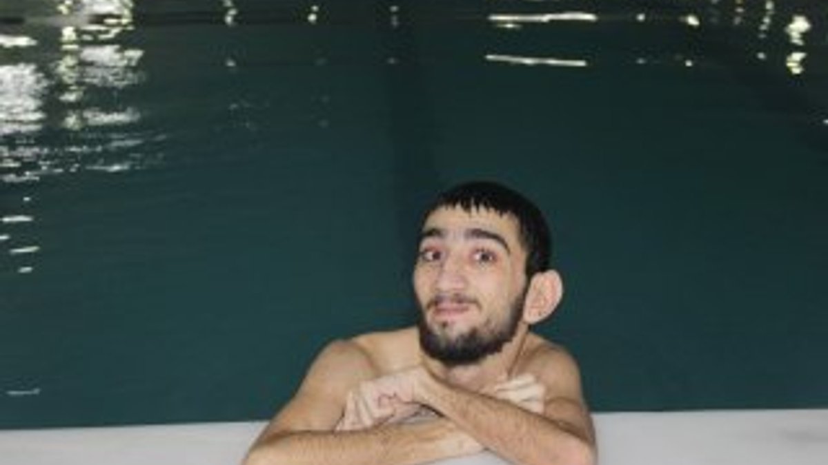 Gaziantepli Hasan'ın yüzme başarısı