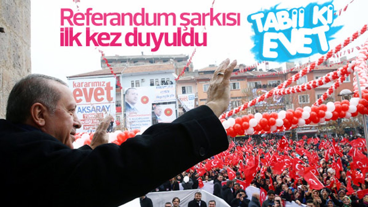 AK Parti'nin referandum şarkısı: TABİİ Kİ EVET