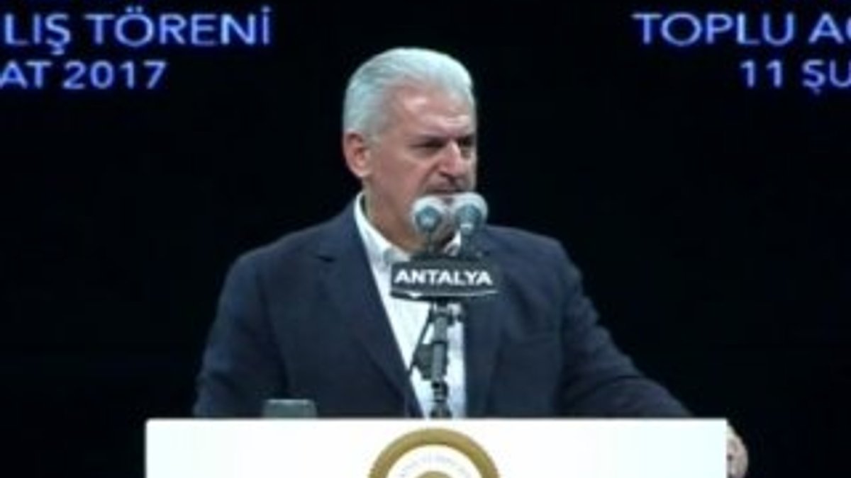Başbakan'ın Antalya Toplu Açılış Töreni konuşması