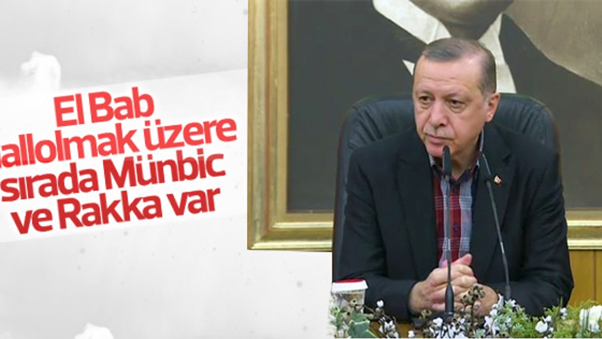 Cumhurbaşkanı Erdoğan'dan El Bab değerlendirmesi