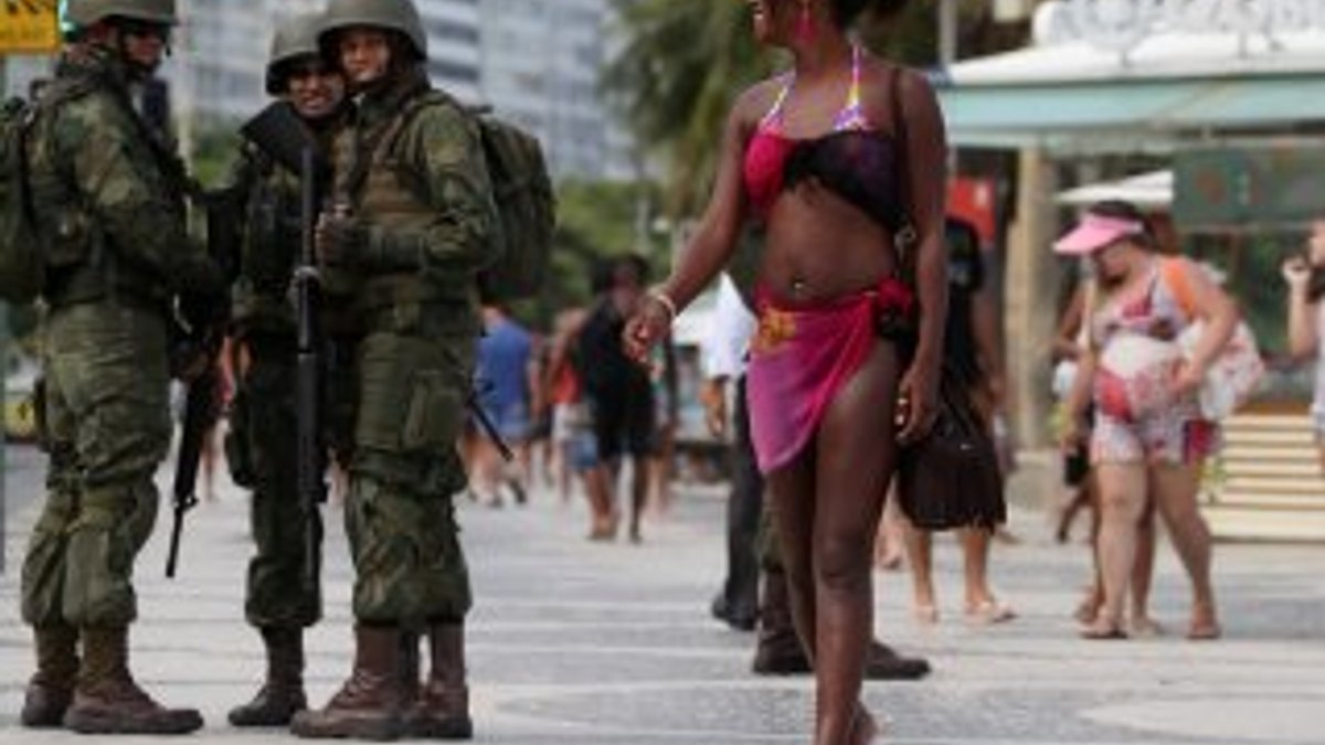 Rio de Janeiro’da güvenlik 1 hafta boyunca askerde