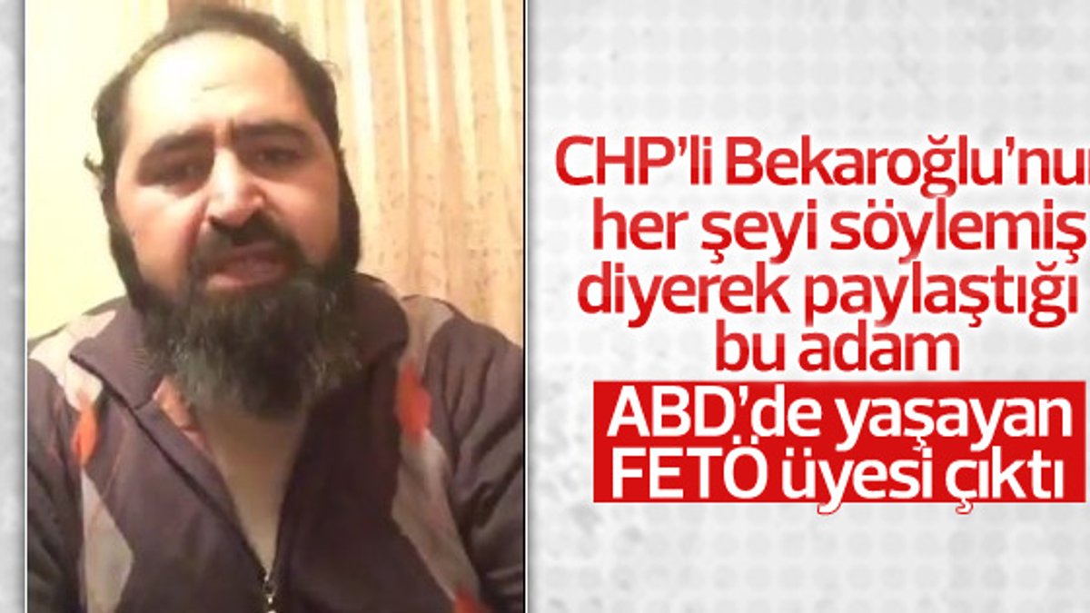 CHP'li Bekaroğlu'nun paylaştığı FETÖ'cü imam