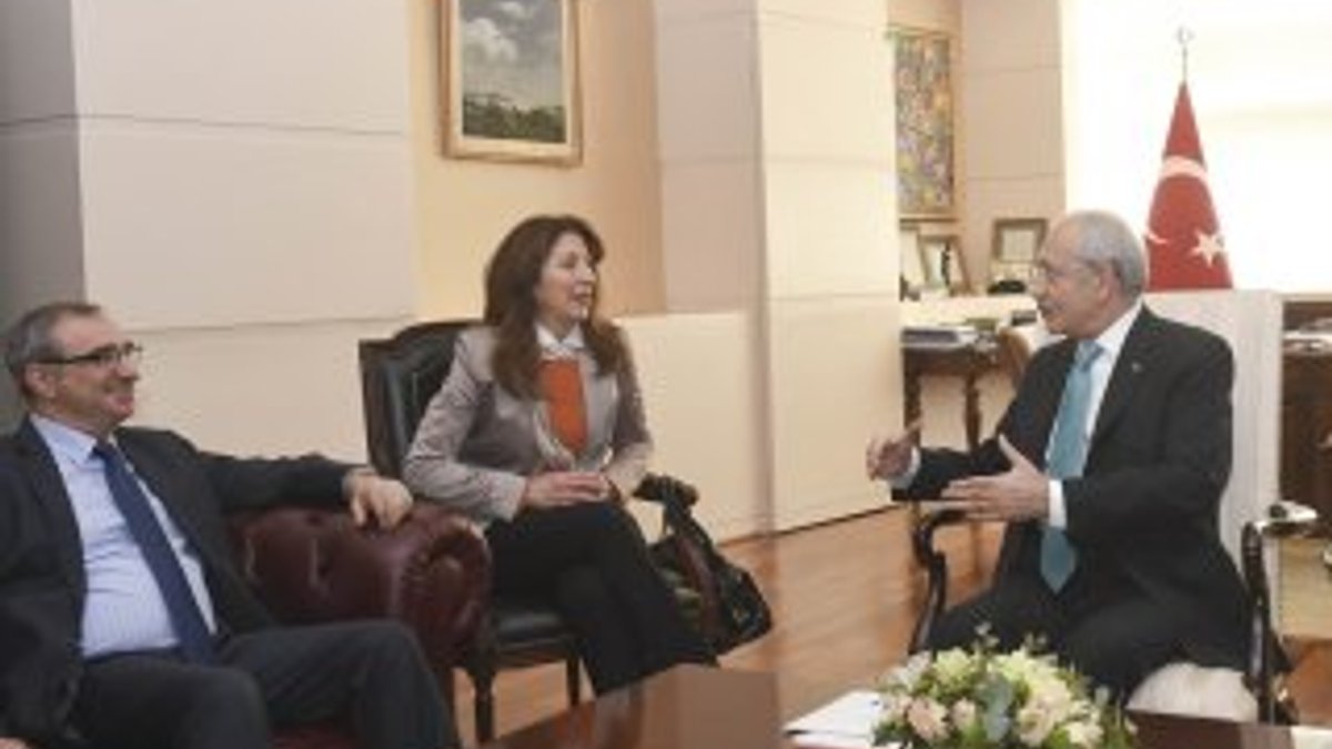 Kılıçdaroğlu İsrail Büyükelçisi Naeh'le görüştü
