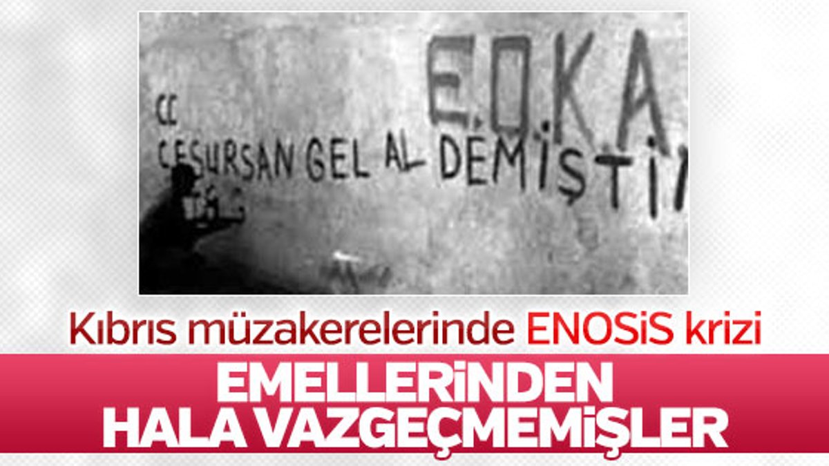 Bakan Çavuşoğlu'ndan ENOSİS kararına tepki