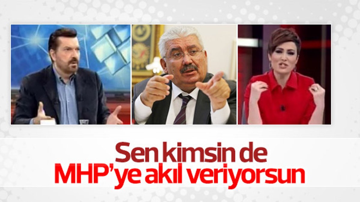 Habertürk canlı yayınında MHP ve referandum kavgası
