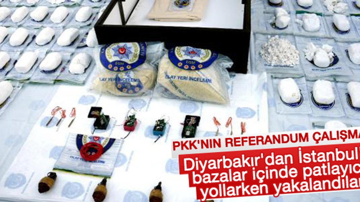 Diyarbakır'da 80 kilo PETN tipi patlayıcı ele geçirildi