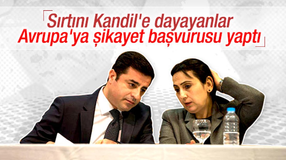 HDP Demirtaş ve Yüksekdağ için AİHM'e başvuru yaptı