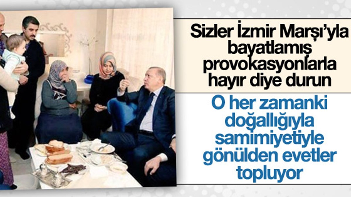 Cumhurbaşkanı Erdoğan'dan Kahramanmaraş'ta samimi pozlar