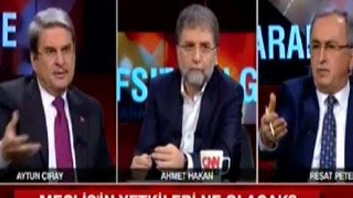 CNN Türk canlı yayınında sabıkalı ve şerefsiz gerginliği