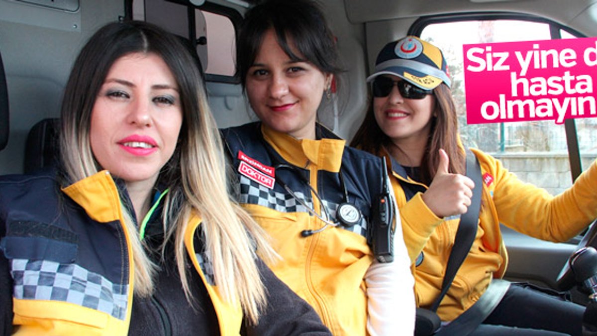 Erzincan'ın kadınlardan oluşan acil ekibi