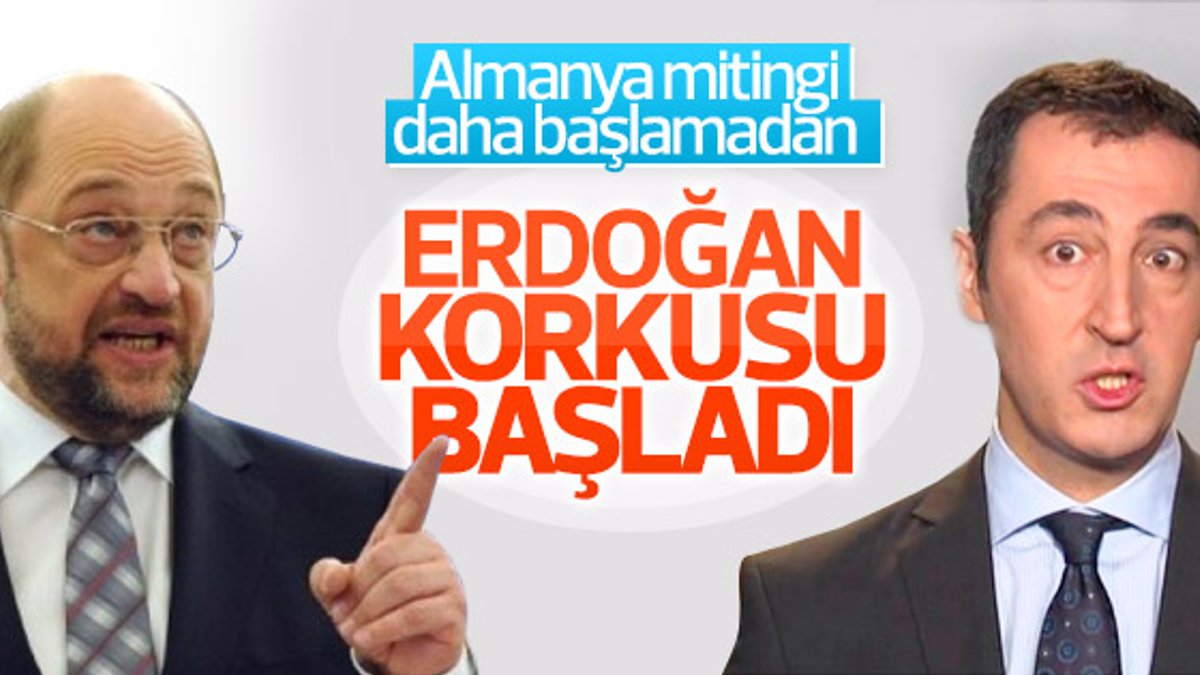 Schulz ve Cem Özdemir'in Erdoğan korkusu