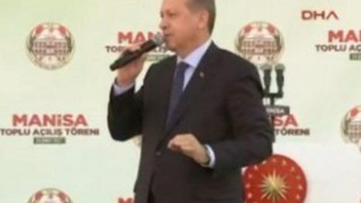 Cumhurbaşkanı Erdoğan Manisa'da