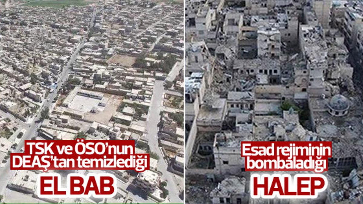 Çatışmalar sonrası El Bab-Halep farkı
