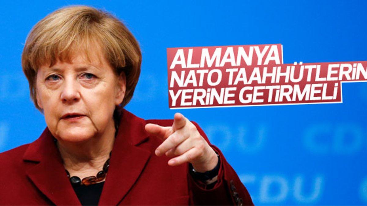 Merkel'den NATO açıklaması