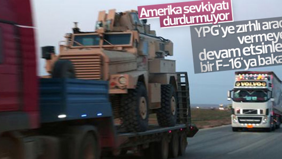 Amerika YPG'ye sevkiyatı durdurmuyor