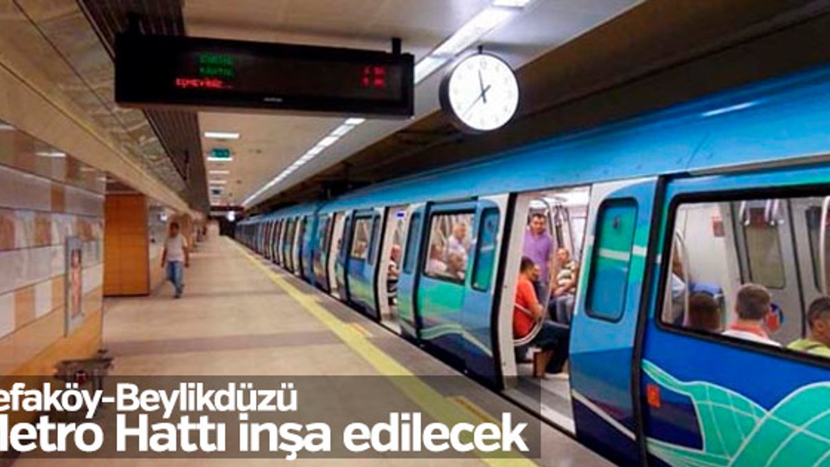Sefaköy-Beylikdüzü Metro Hattı inşa edilecek