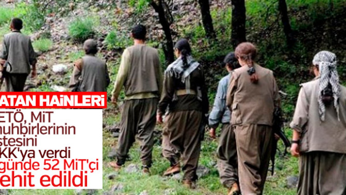 PKK FETÖ'nün istihbaratıyla 52 MİT ajanını infaz etti