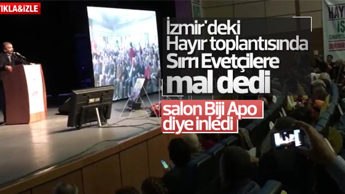 HDP'li Sırrı Süreyya Önder seçmenlere hakaret etti