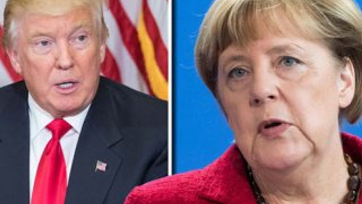 Trump ile Merkel Beyaz Saray'da görüşecek