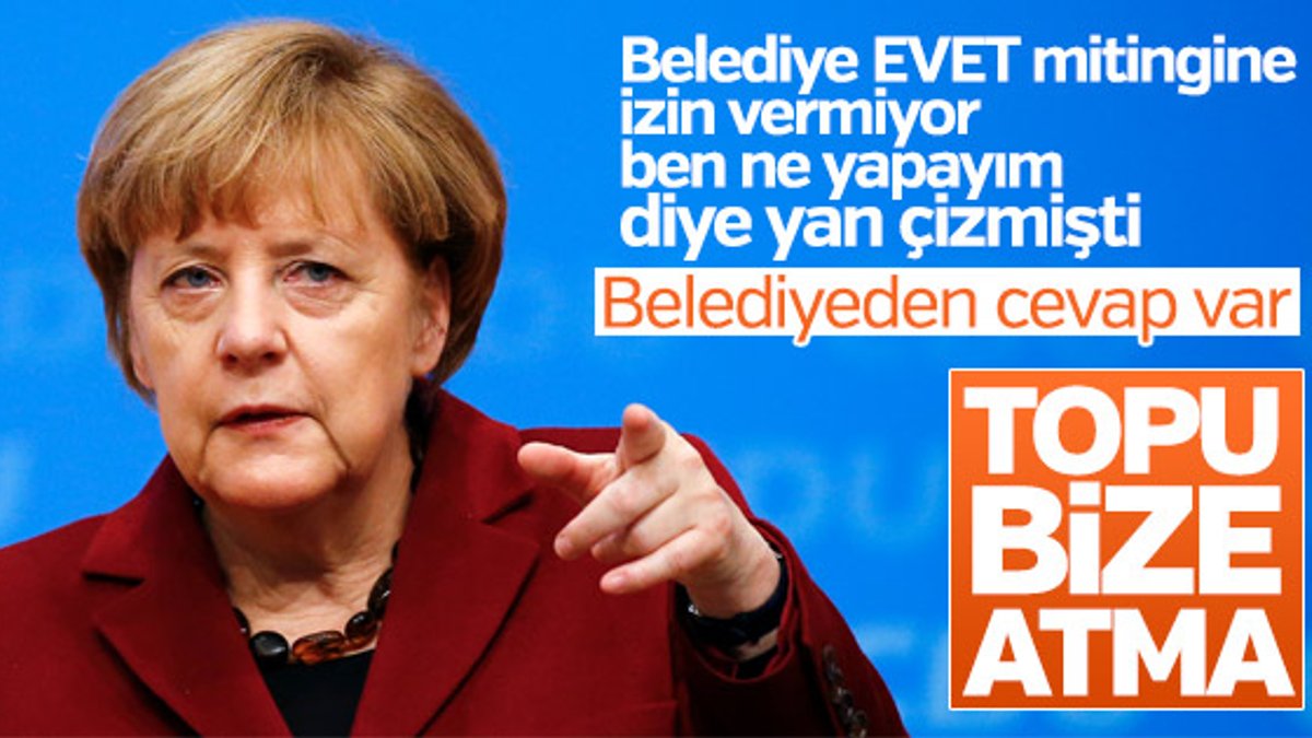 Alman Belediyeler Birliği'nden Merkel'e Türkiye tepkisi