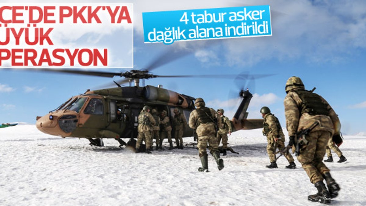 Diyarbakır Lice'de son yılların en büyük operasyonu