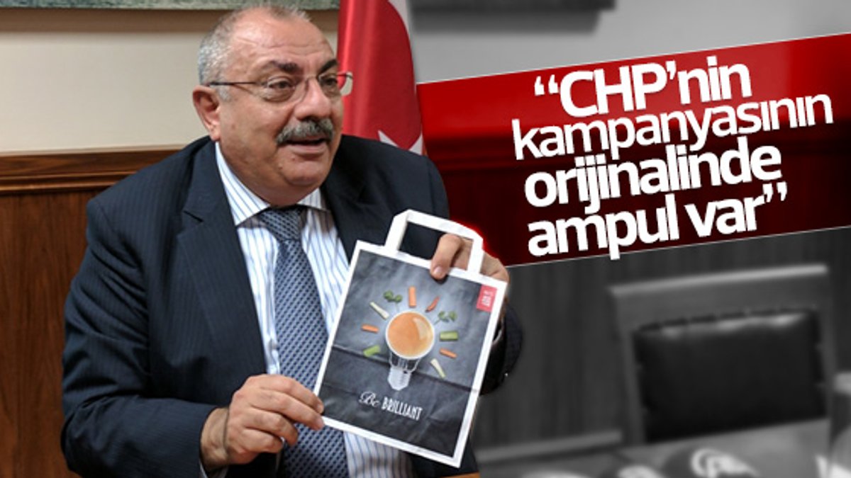 Türkeş CHP'nin kampanyasının orijinalini gösterdi