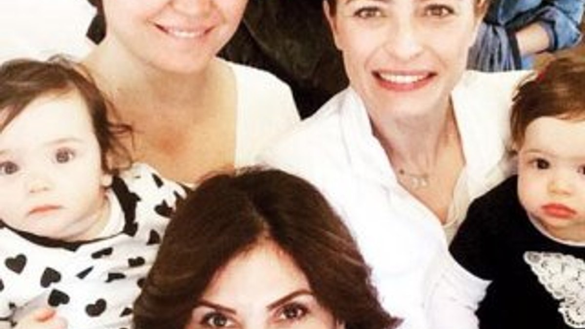 Ayça Bingöl'ün ikizleri 1 yaşında