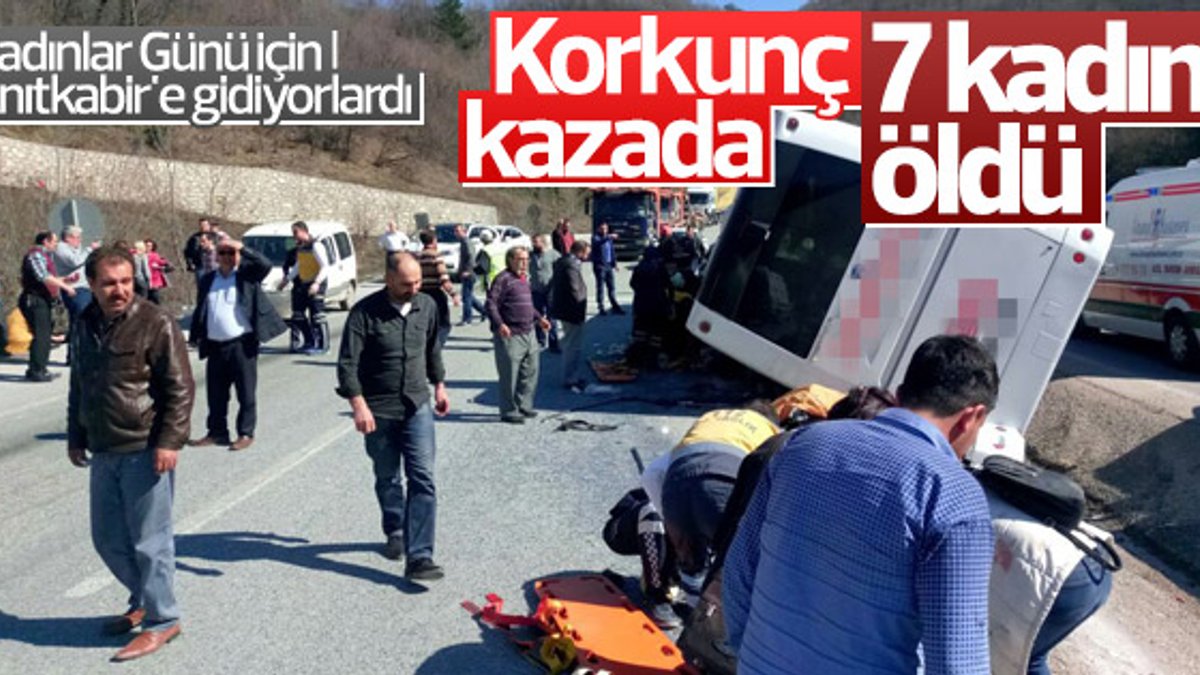 Bursa'da otobüs devrildi: 7 ölü