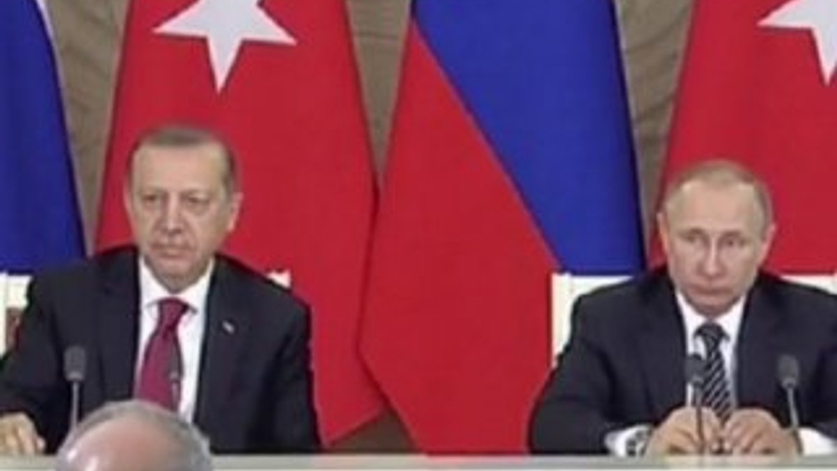 Erdoğan-Putin ortak basın toplantısı