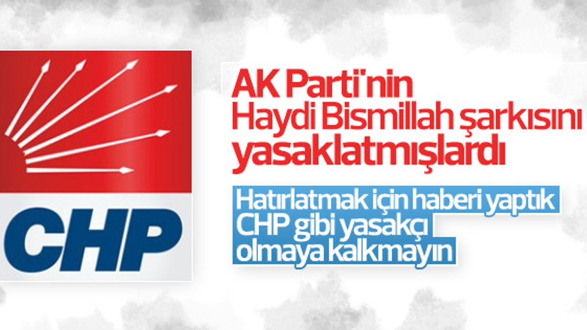 CHP'nin kampanya müziği çelişkisi